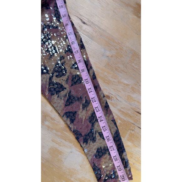 VTG Liz Claiborne Collection 100% Silk Sequin Cardigan Blouse Top Sz 4P Sparkle - Picture 9 of 9